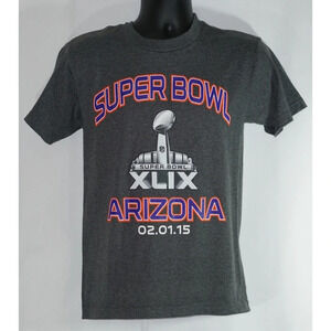 Super Bowl XLIX Arizona 02.01.15 T Shirt Size S
